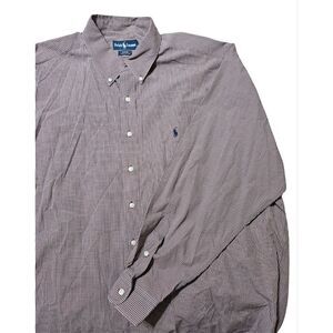 Ralph Lauren Blake Cotton Long Sleeve Shirt Men's Size XXL